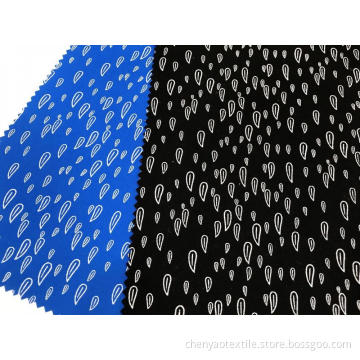 97%Cotton/3%Stretch Plain Pigment Printed Fabric